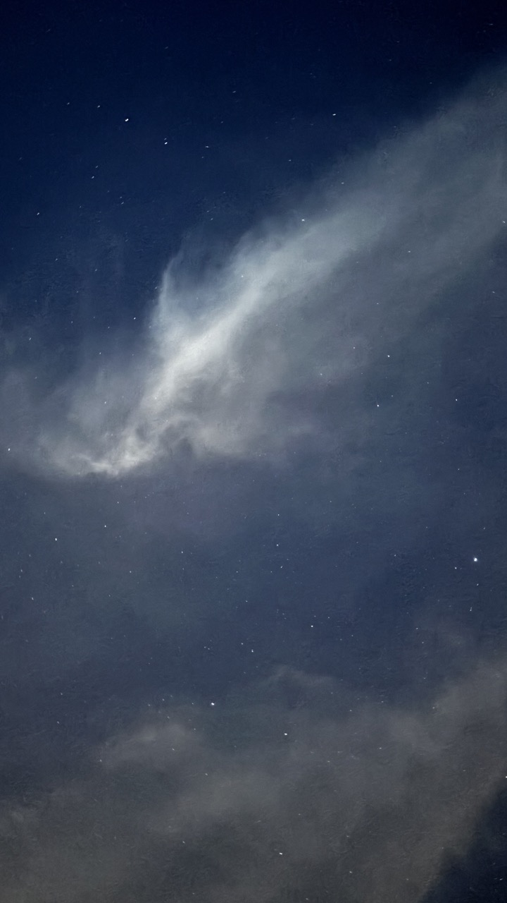 Night sky long exposure